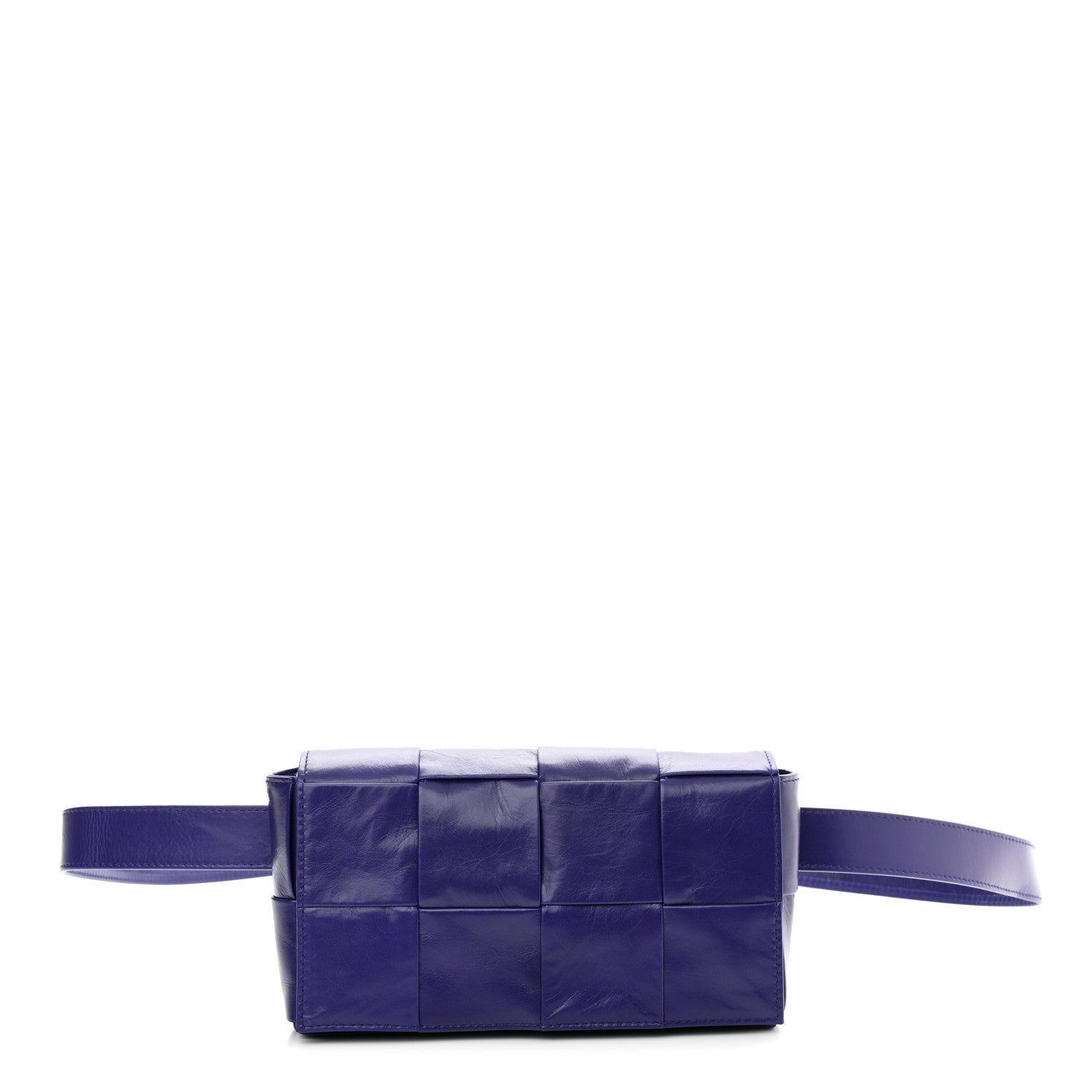 Bottega Veneta Paper Calfskin Intrecciato Cassette Belt Bag Purple 1 of 11