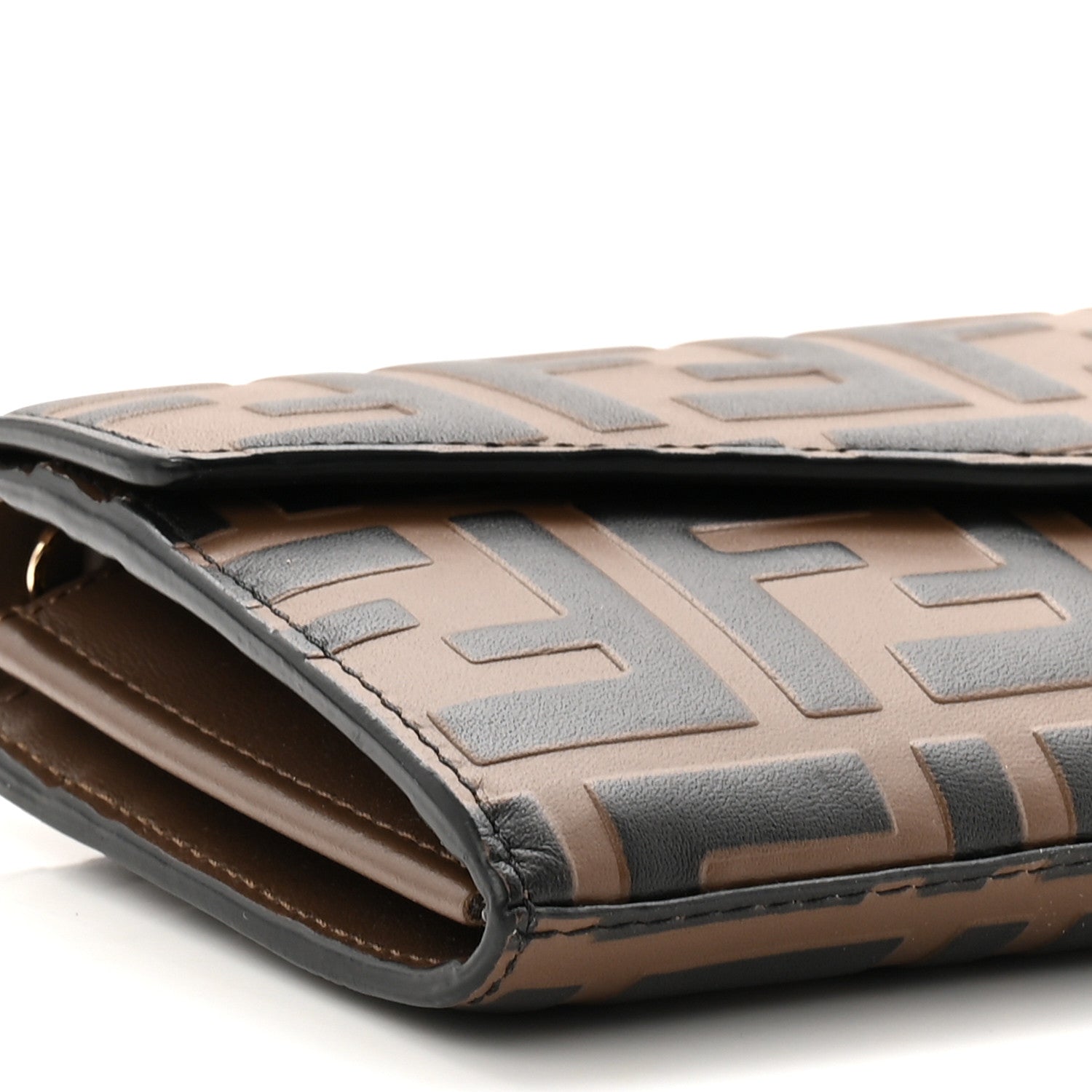 Fendi Vitello Soft F is Fendi Bi-Color FF 1974 Embossed