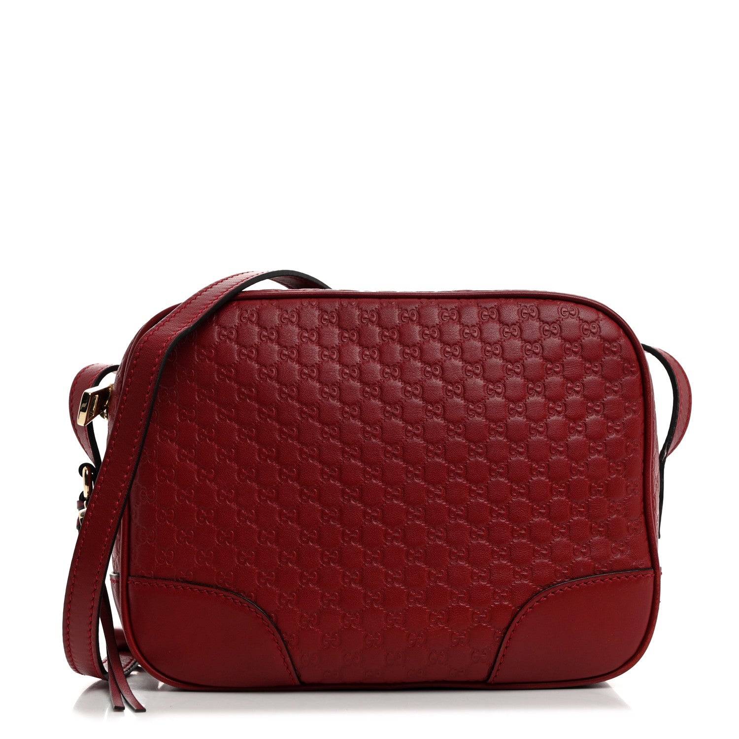 Gucci Microguccissima Mini Bree Messenger Bag Red 1 of 11