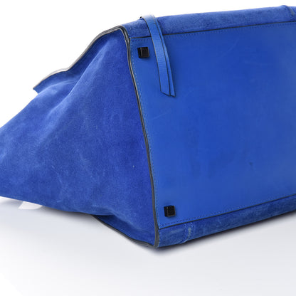 Celine Suede Medium Phantom Luggage Royal Blue 5 of 16