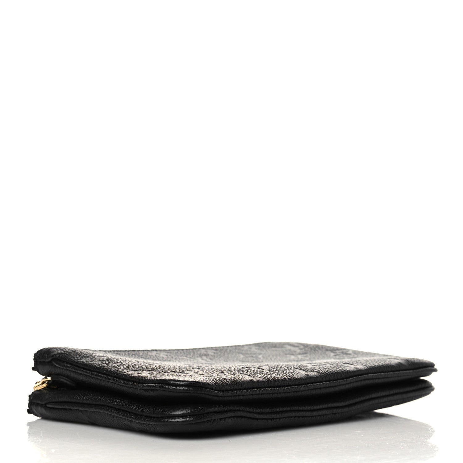 Louis Vuitton Empreinte Double Zip Pochette Black 4 of 9