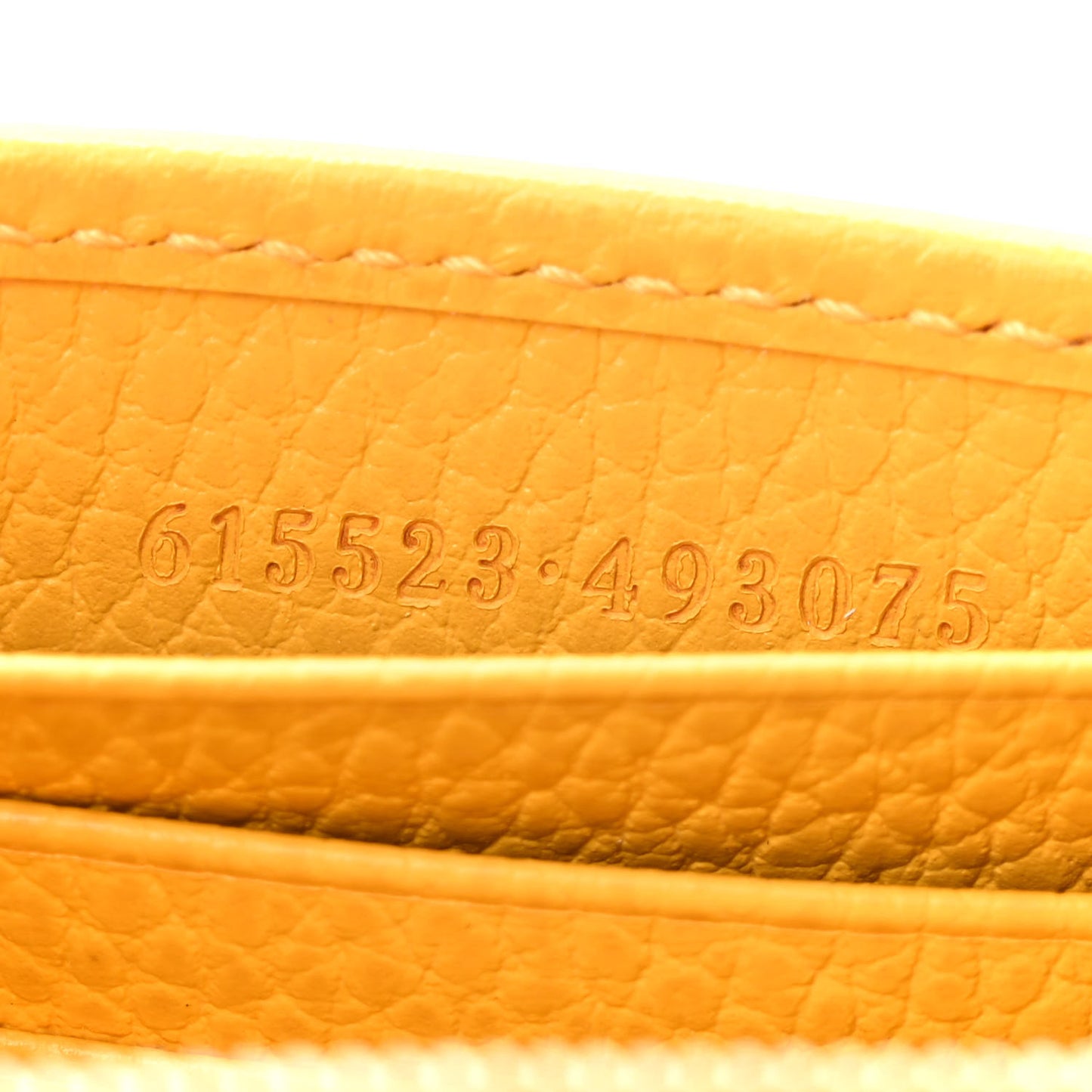 Dollar Calfskin Interlocking G Chain Wallet New Buttercup