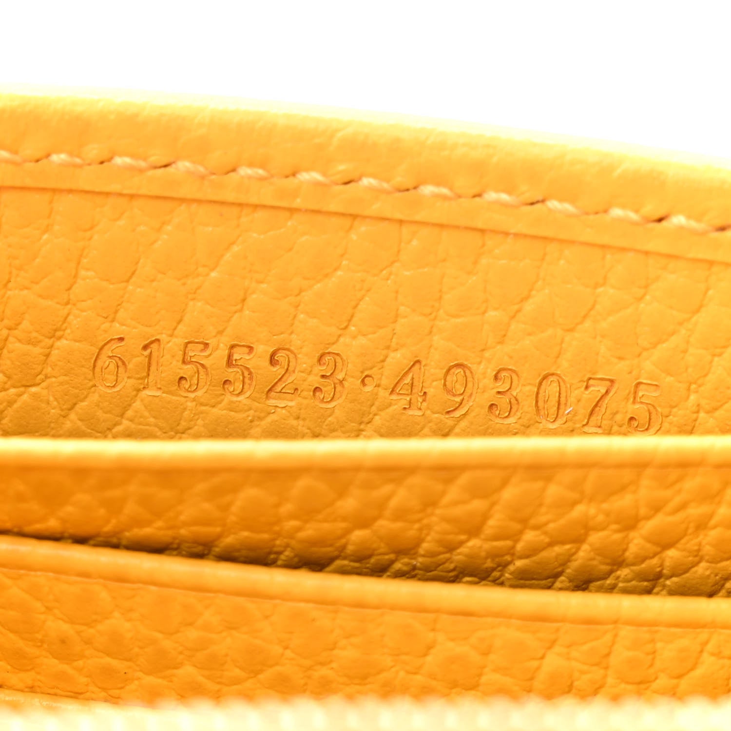 Gucci Dollar Calfskin Interlocking G Chain Wallet New Buttercup 7 of 11