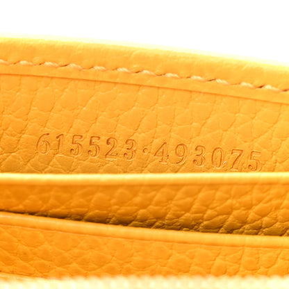 Gucci Dollar Calfskin Interlocking G Chain Wallet New Buttercup 7 of 11