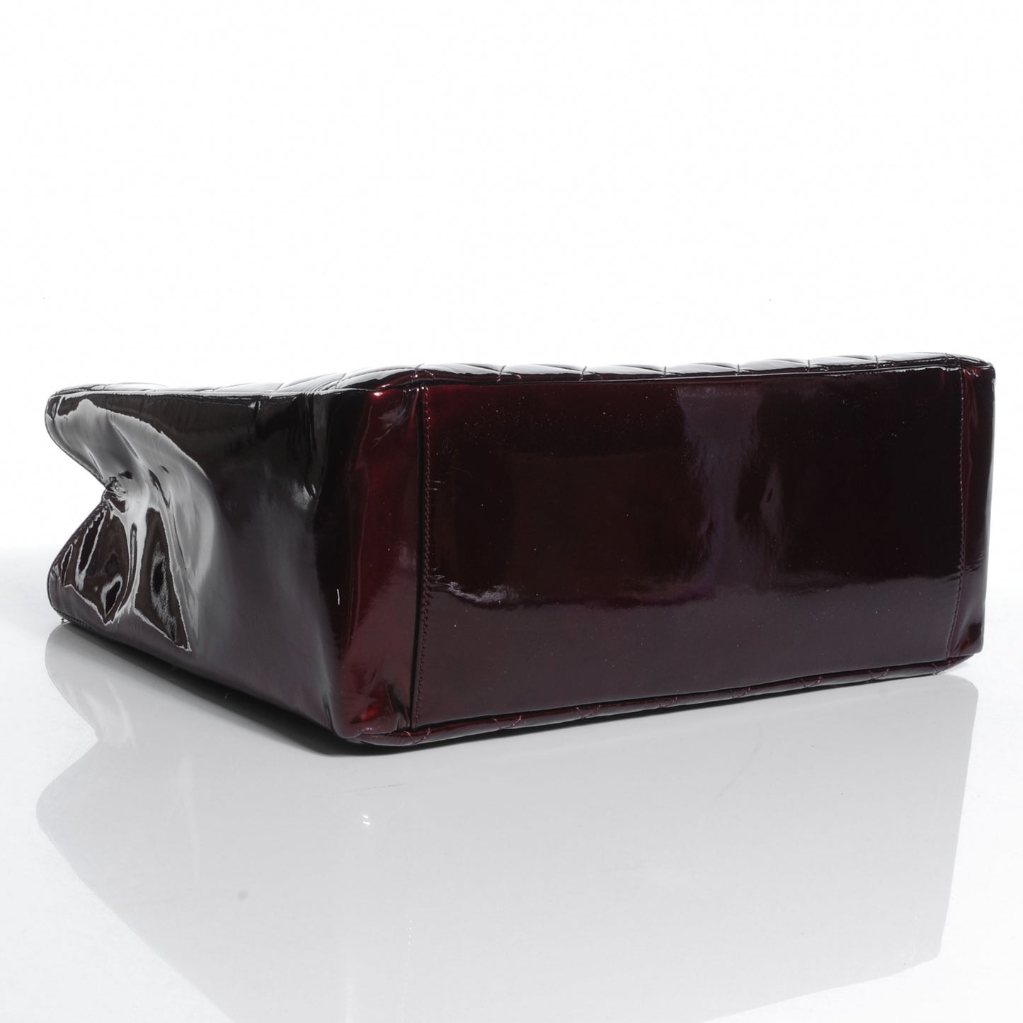 Patent Grand Shopping Tote GST Bordeaux