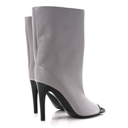 Jimmy Choo Nappa Cierra 100 Ankle Boots 37 Grey Black 4 of 8