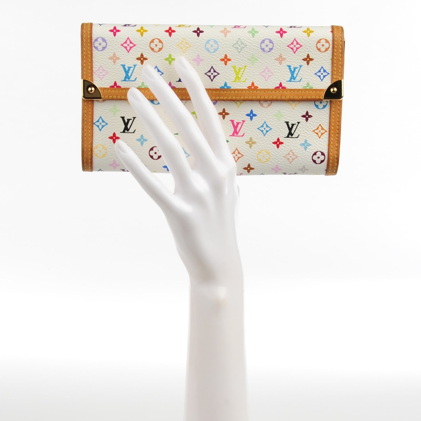 Monogram Multicolor Porte Tresor International Wallet White