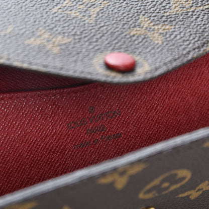 Louis Vuitton Monogram Josephine Wallet Red 6 of 8