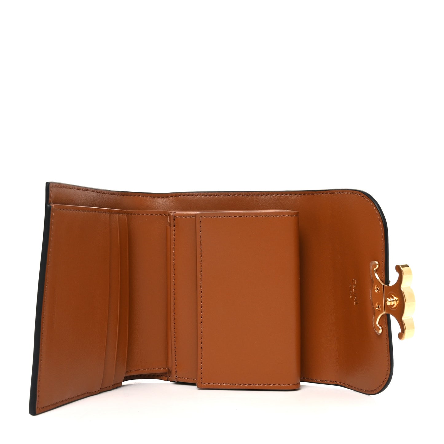 Triomphe Canvas Small Triomphe Wallet Tan