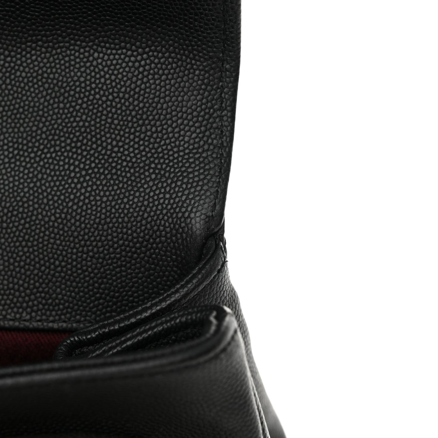 Caviar Quilted Small Business Affinity Flap Black