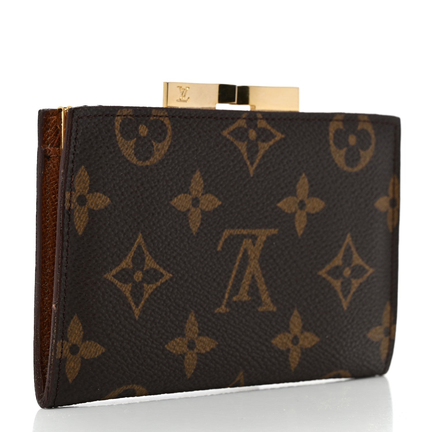 Louis Vuitton Monogram French Kiss Lock Coin Purse 3 of 8