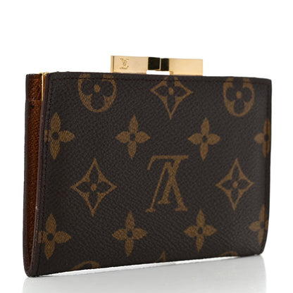 Louis Vuitton Monogram French Kiss Lock Coin Purse 3 of 8