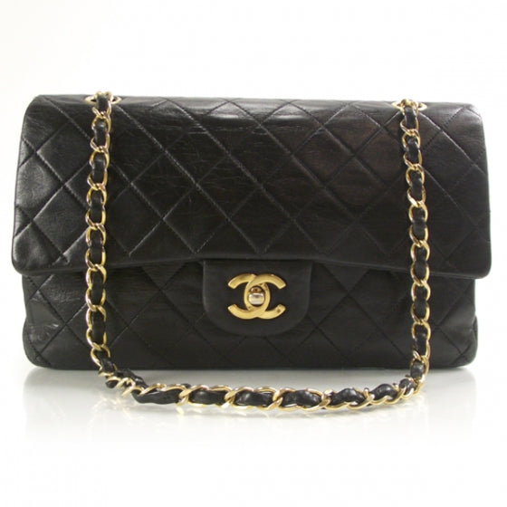 Lambskin Double Medium Flap Bag