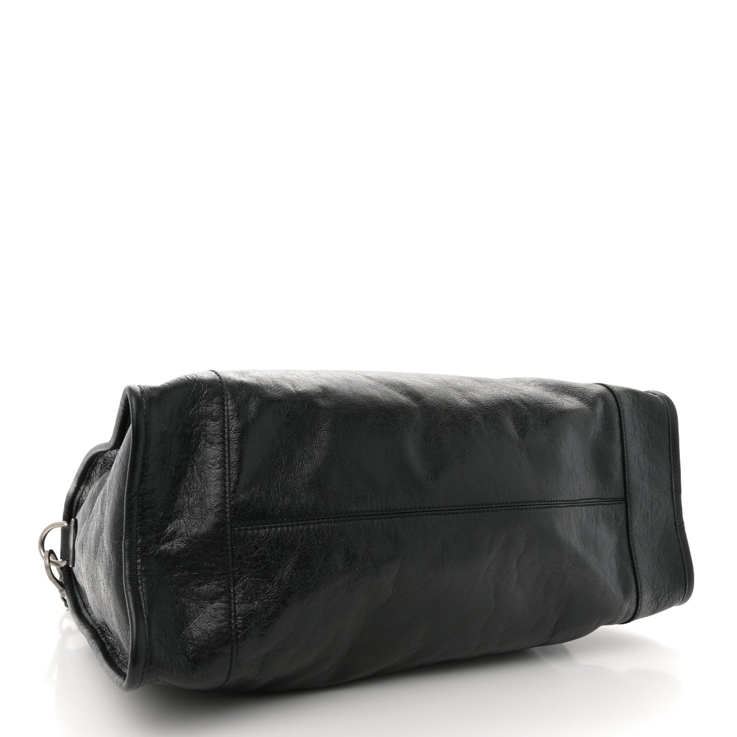 Fluffy Calfskin Morpheus Weekender Duffle Black