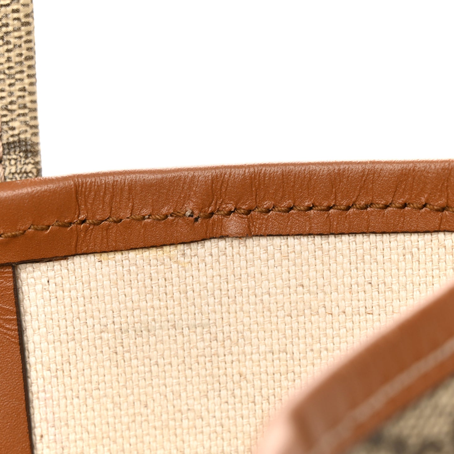 GG Plus Monogram Medium Signature Web Loop Tote Light Brown