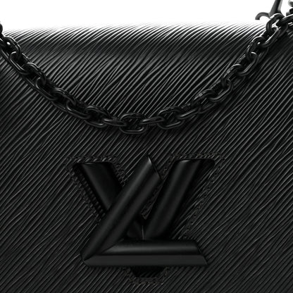 Louis Vuitton Epi Twist Shoulder Bag MM Matte Black 7 of 9
