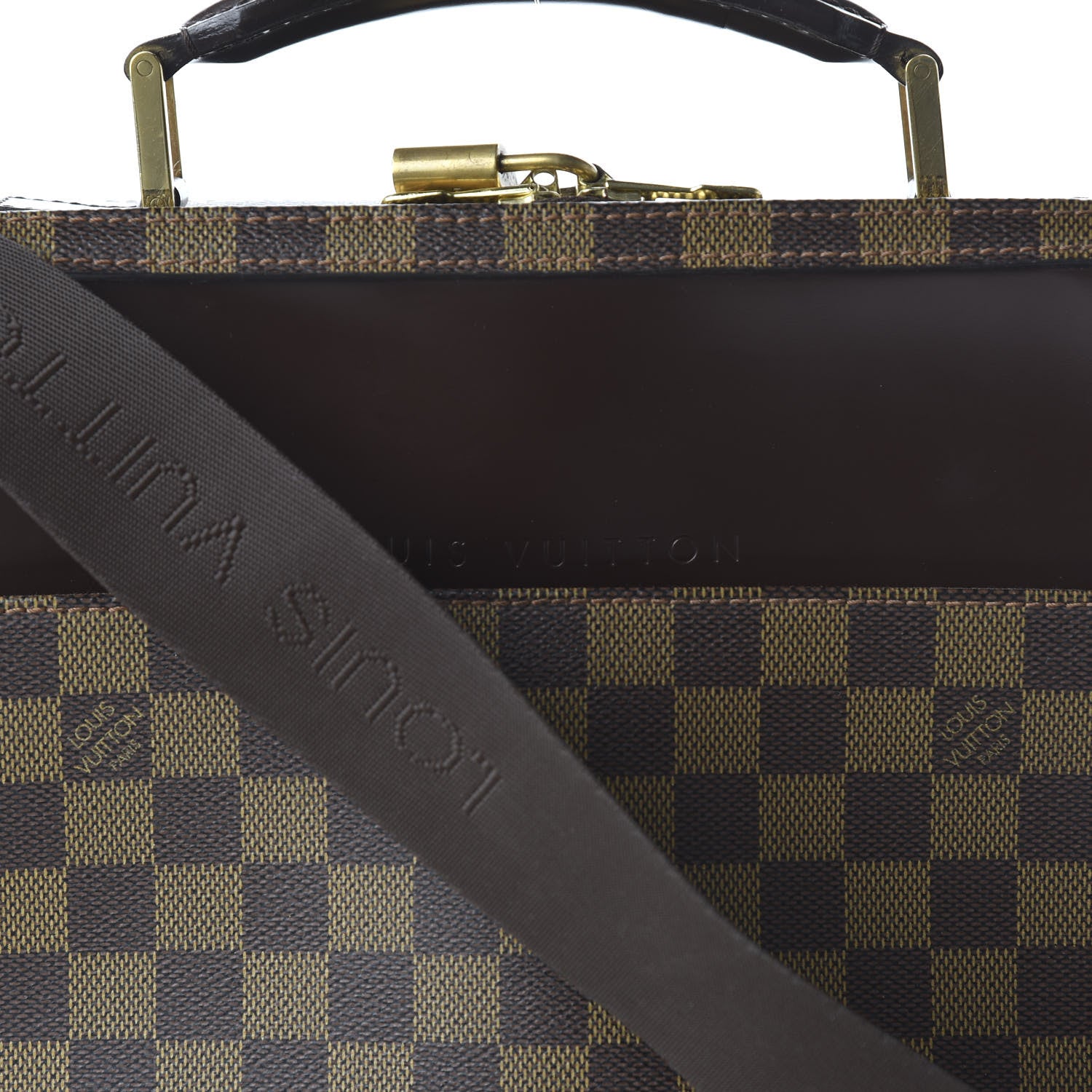 Louis Vuitton Damier Ebene Porte Ordinateur Sabana Computer Case 9 of 9