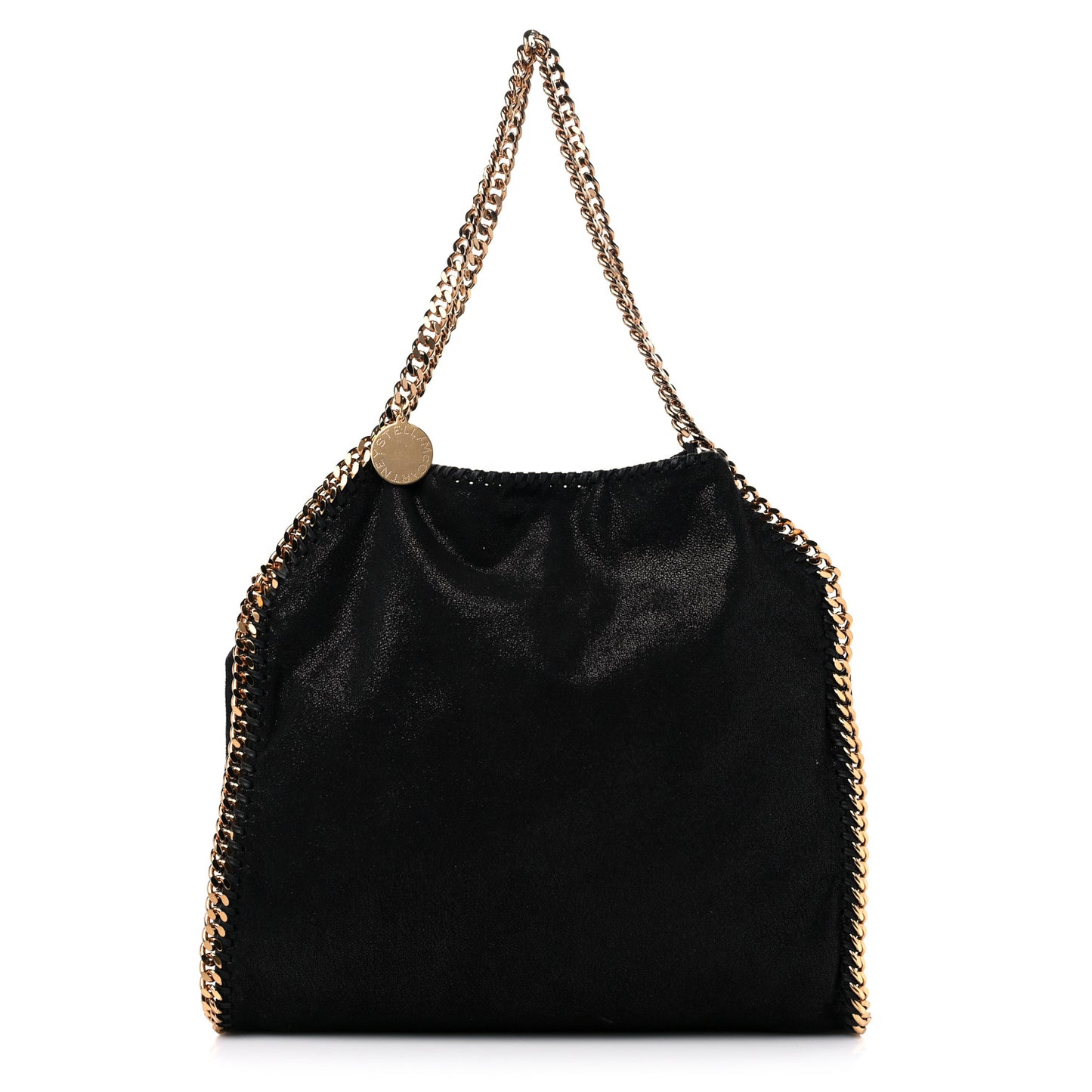 Shaggy Deer Falabella Fold Over Tote Black