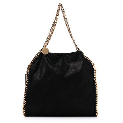 Stella McCartney Shaggy Deer Falabella Fold Over Tote Black 1 of 8