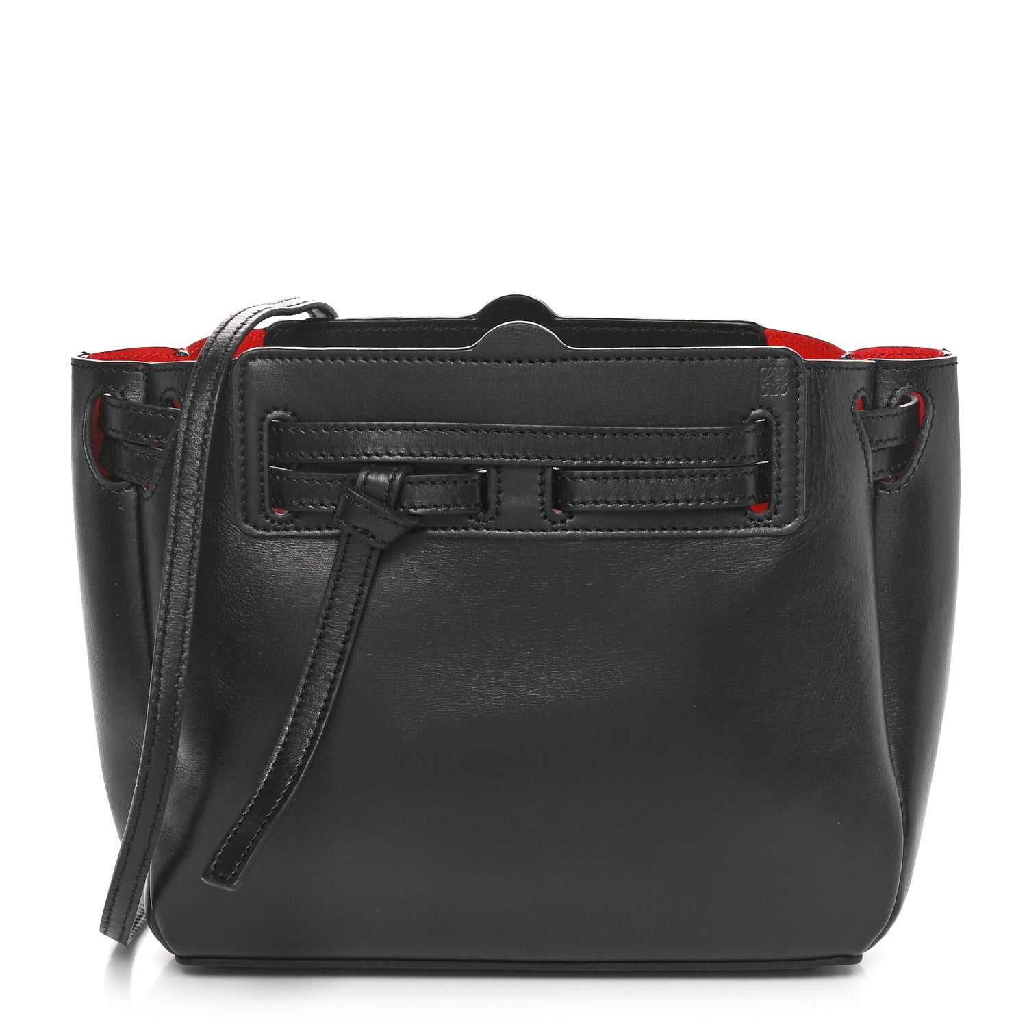 Loewe Boxcalf Mini Lazo Tote Black 1 of 10