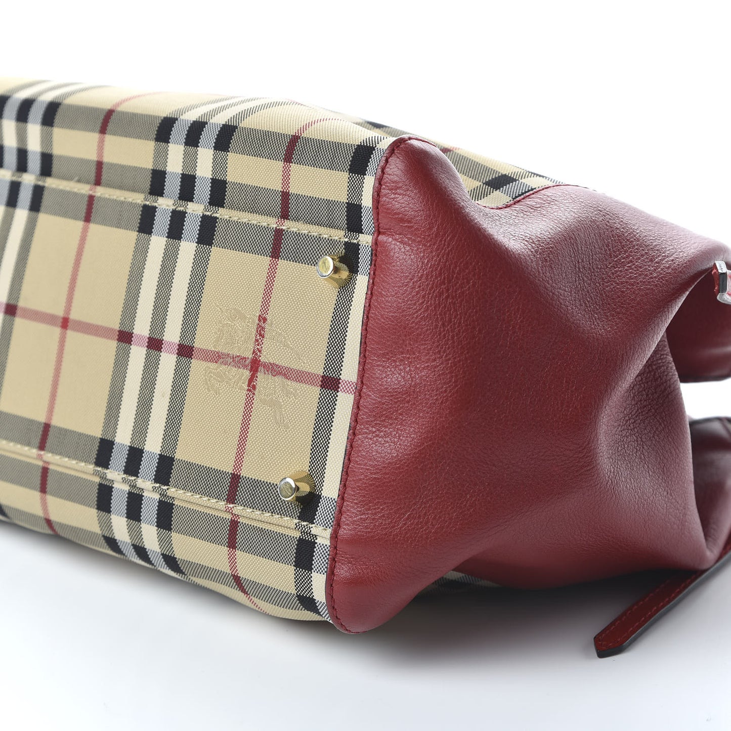 Horseferry House Check Canterbury Tote Honey Parade Red