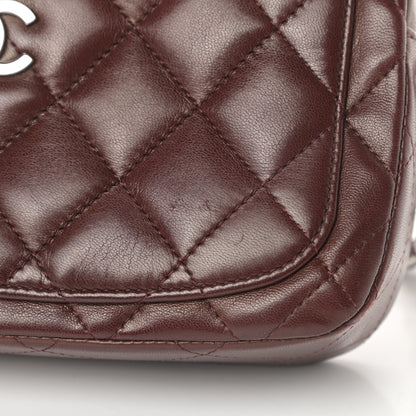 Chanel Lambskin Quilted Timeless Camera Case Burgundy 11 of 11