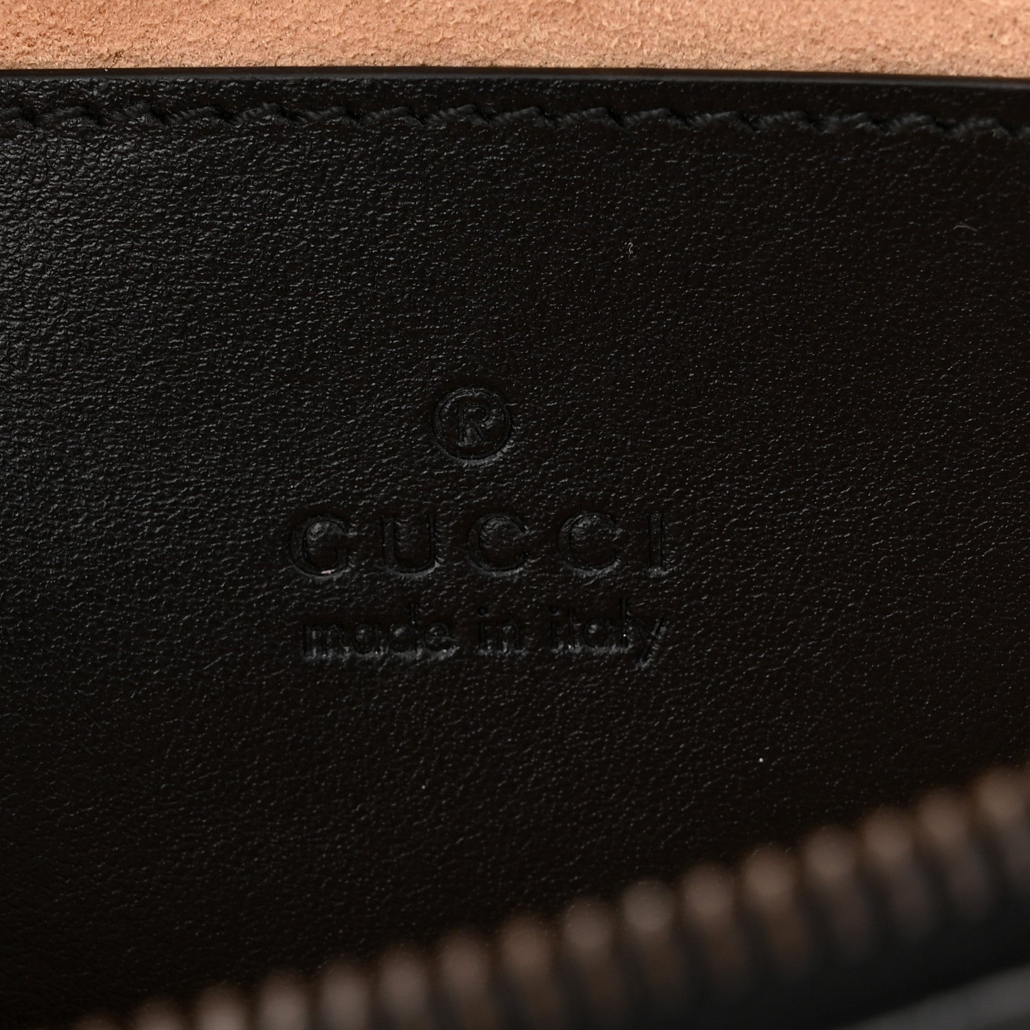 Gucci Calfskin Matelasse Chevron Mini GG Marmont Top Handle Bag Black 6 of 10