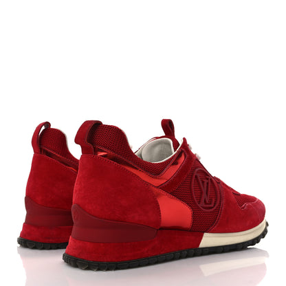 Louis Vuitton Suede Calfskin Run Away Sneakers 36 Rouge 4 of 8