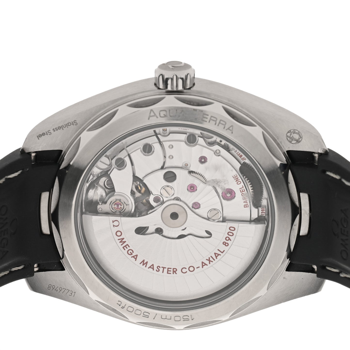 Stainless Steel Rubber 41mm Seamaster Aqua Terra 150M Co-Axial Automatic Watch Black 220.12.41.21.01.001