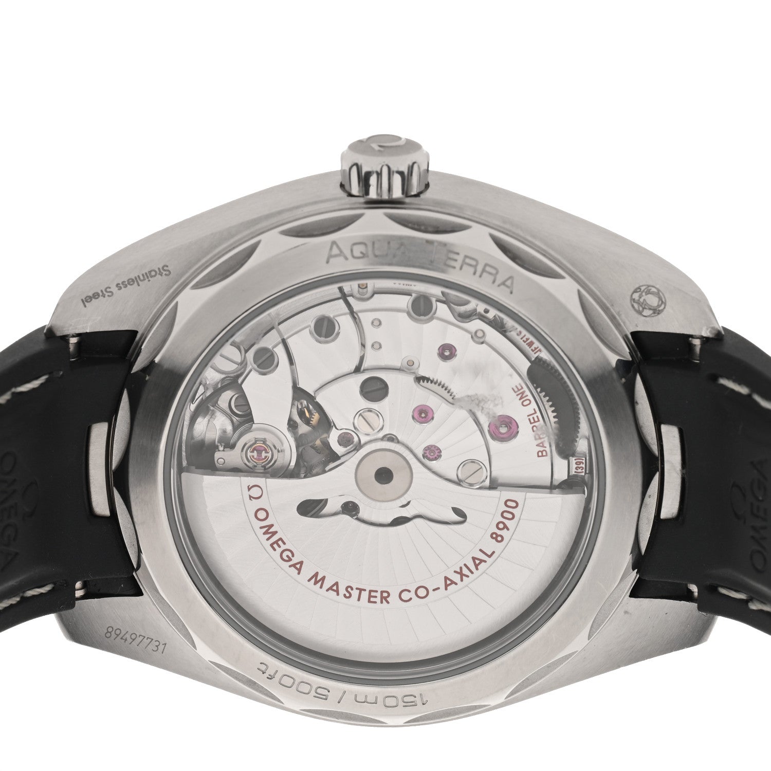 Omega Stainless Steel Rubber 41mm Seamaster Aqua Terra 150M Co-Axial Automatic Watch Black 220.12.41.21.01.001 4 of 5