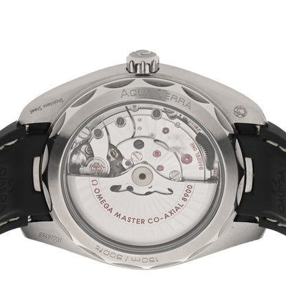 Omega Stainless Steel Rubber 41mm Seamaster Aqua Terra 150M Co-Axial Automatic Watch Black 220.12.41.21.01.001 4 of 5