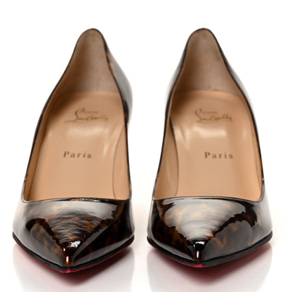 Christian Louboutin Patent Tartaruga Decollete 554 70 Pumps 39.5 Testa Di Moro 2 of 7