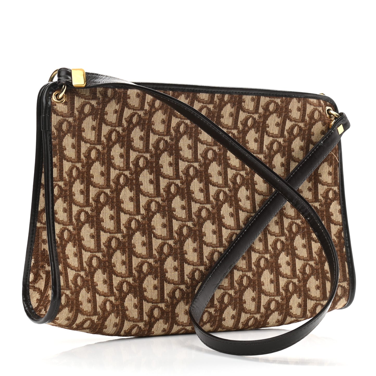 Monogram Trotter Shoulder Bag Brown