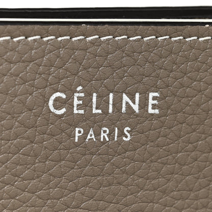 Celine Drummed Calfskin Micro Luggage Souris 17 of 17