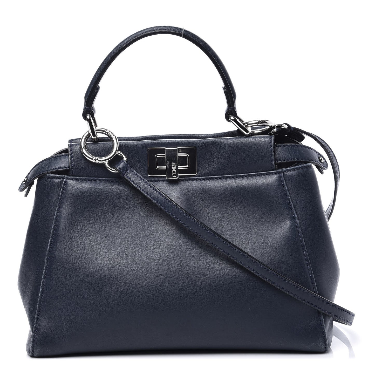 Nappa Mini Peekaboo Iconic Satchel Dark Blue