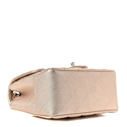 Chanel Metallic Lambskin Quilted Mini Square Flap Gold 3 of 11