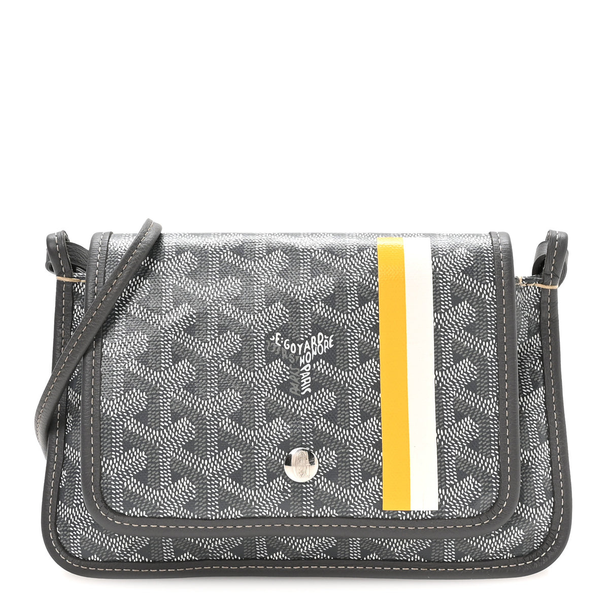 Goyardine Plumet Wallet Clutch Grey