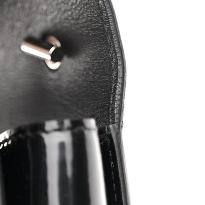 Salvatore Ferragamo Patent Large Ginny Vara Bow Shoulder Bag Black 11 of 12