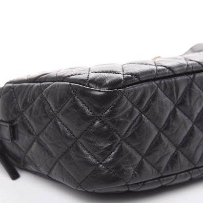 Chanel Aged Calfskin Quilted Medium Reissue Camera Case Black 8 of 10