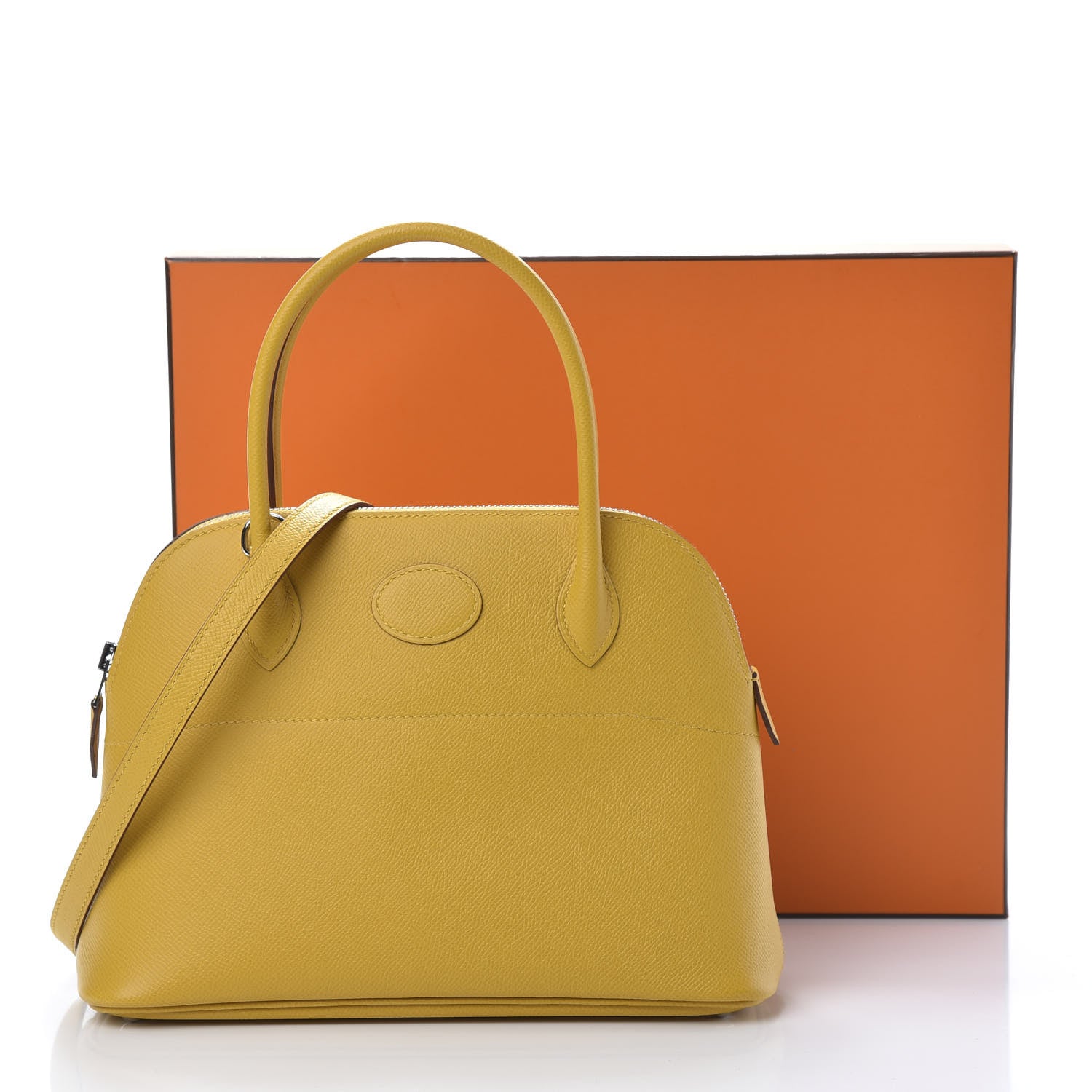 Hermes Epsom Bolide 27 Jaune Ambre 10 of 10