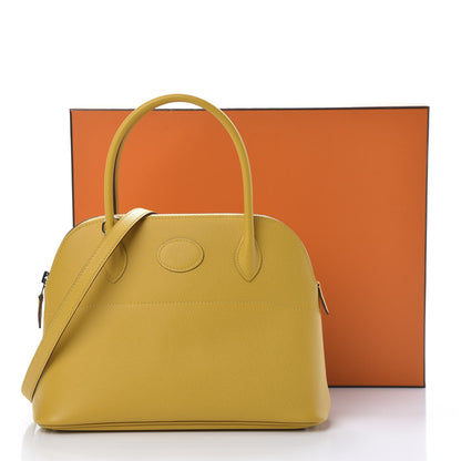 Hermes Epsom Bolide 27 Jaune Ambre 10 of 10