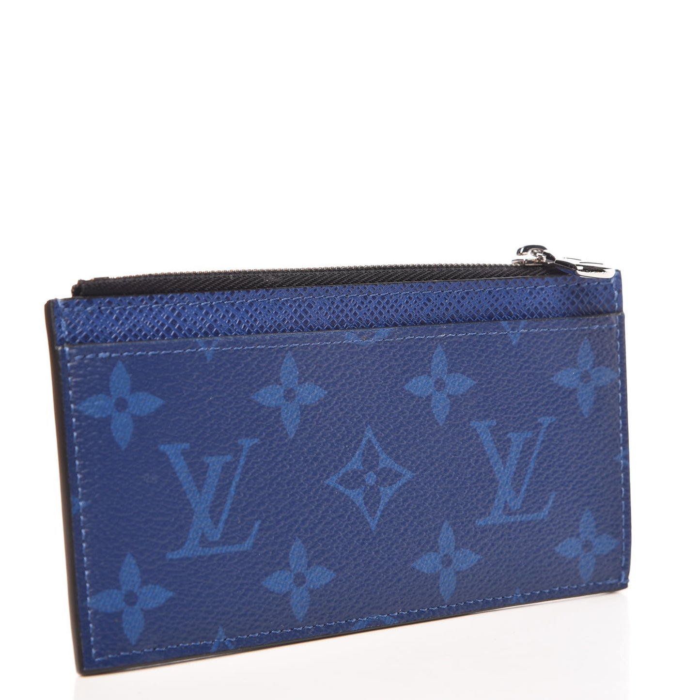 Monogram Taiga Coin Card Holder Cobalt