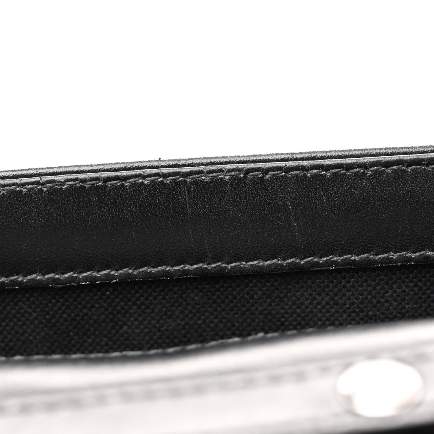 Gucci Calfskin Matelasse Monochrome GG Marmont Top Handle Shoulder Bag Black 12 of 13