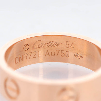 Cartier 18K Pink Gold 5.5mm LOVE Ring 54 7 4 of 4