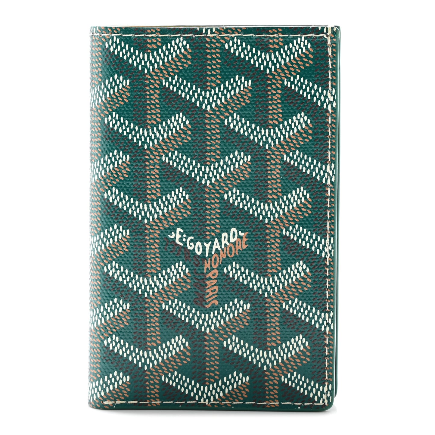 Goyardine Saint Pierre Card Holder Green