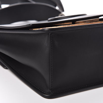 Fendi Vitello Century Velvet F is Fendi FF Kan I Shoulder Bag Black Tobacco 8 of 14
