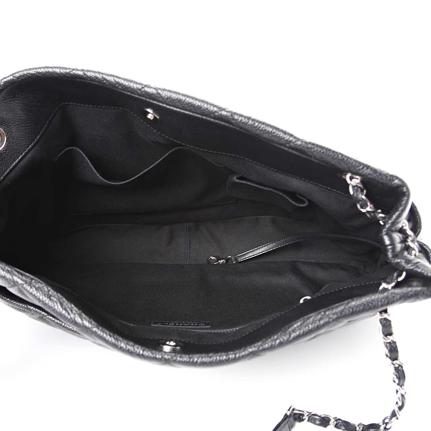 Chanel Caviar Quilted Timeless CC Soft Tote Black 4 of 9