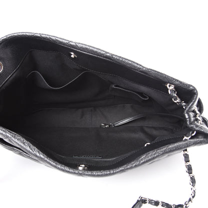 Chanel Caviar Quilted Timeless CC Soft Tote Black 4 of 9