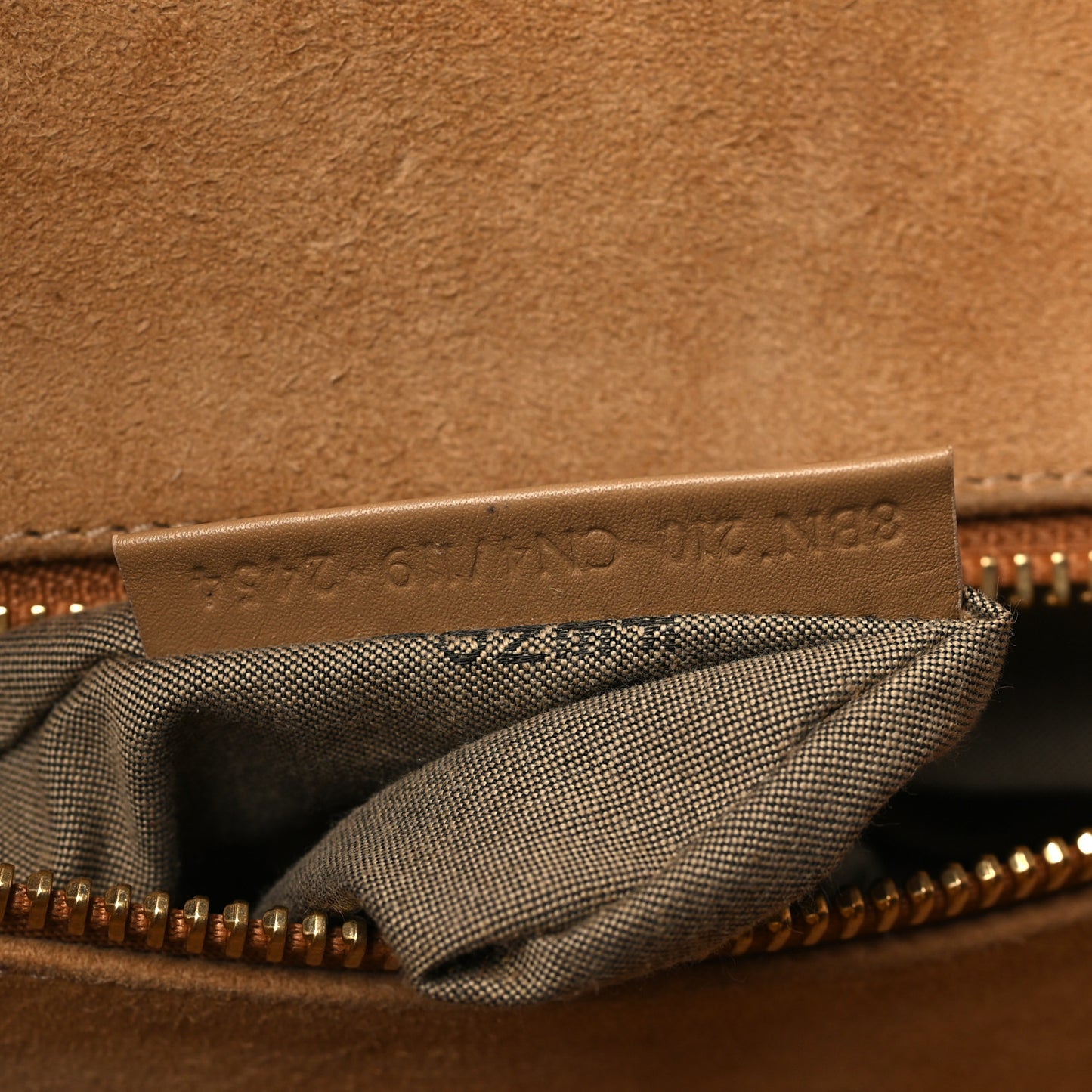 Crocodile Large Peekaboo Iconic Satchel Brown