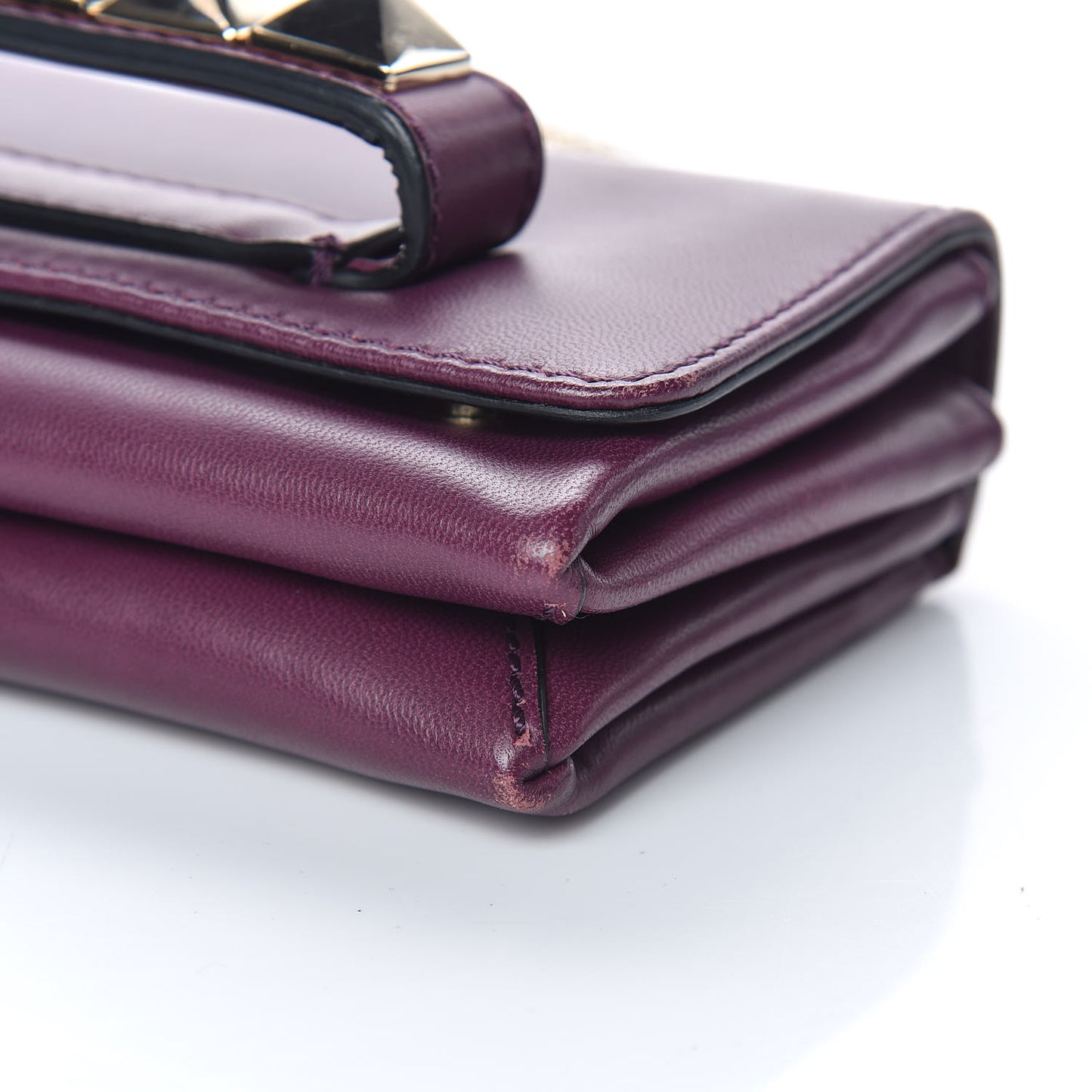 Nappa Mini Va Va Voom Shoulder Bag Aubergine